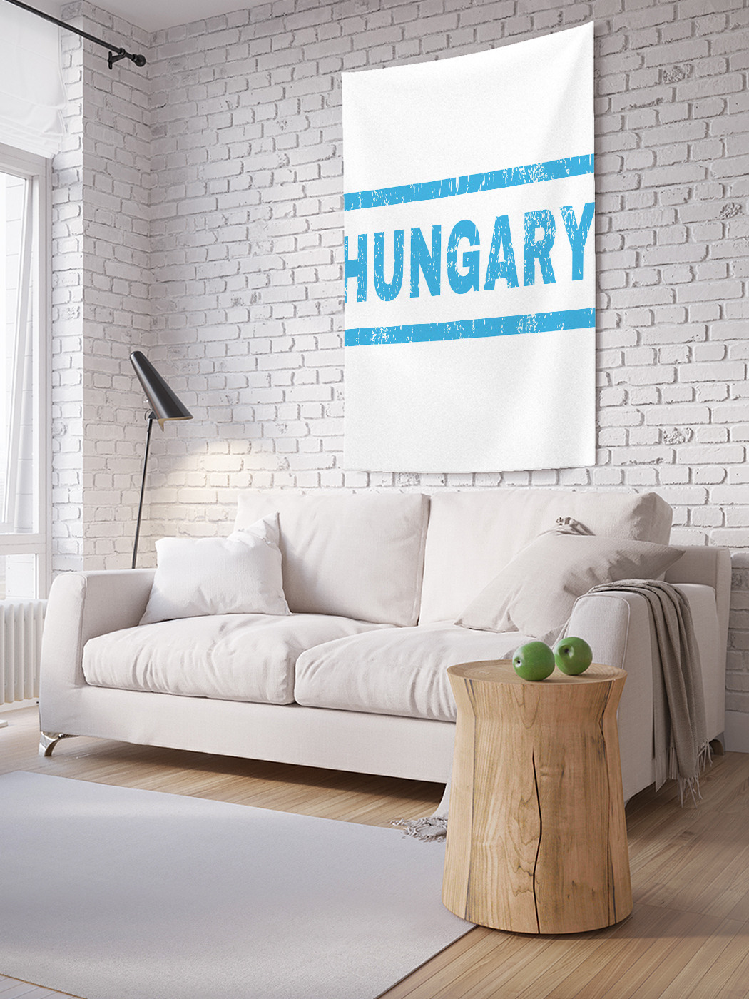

Вертикальное фотопанно на стену JoyArty Штамп Венгрии 100x150 см, Штамп Венгрии