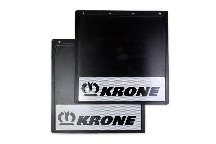 

Брызговики светоотражающие 400*400 "KRONE+Корона" (Черные) комплект