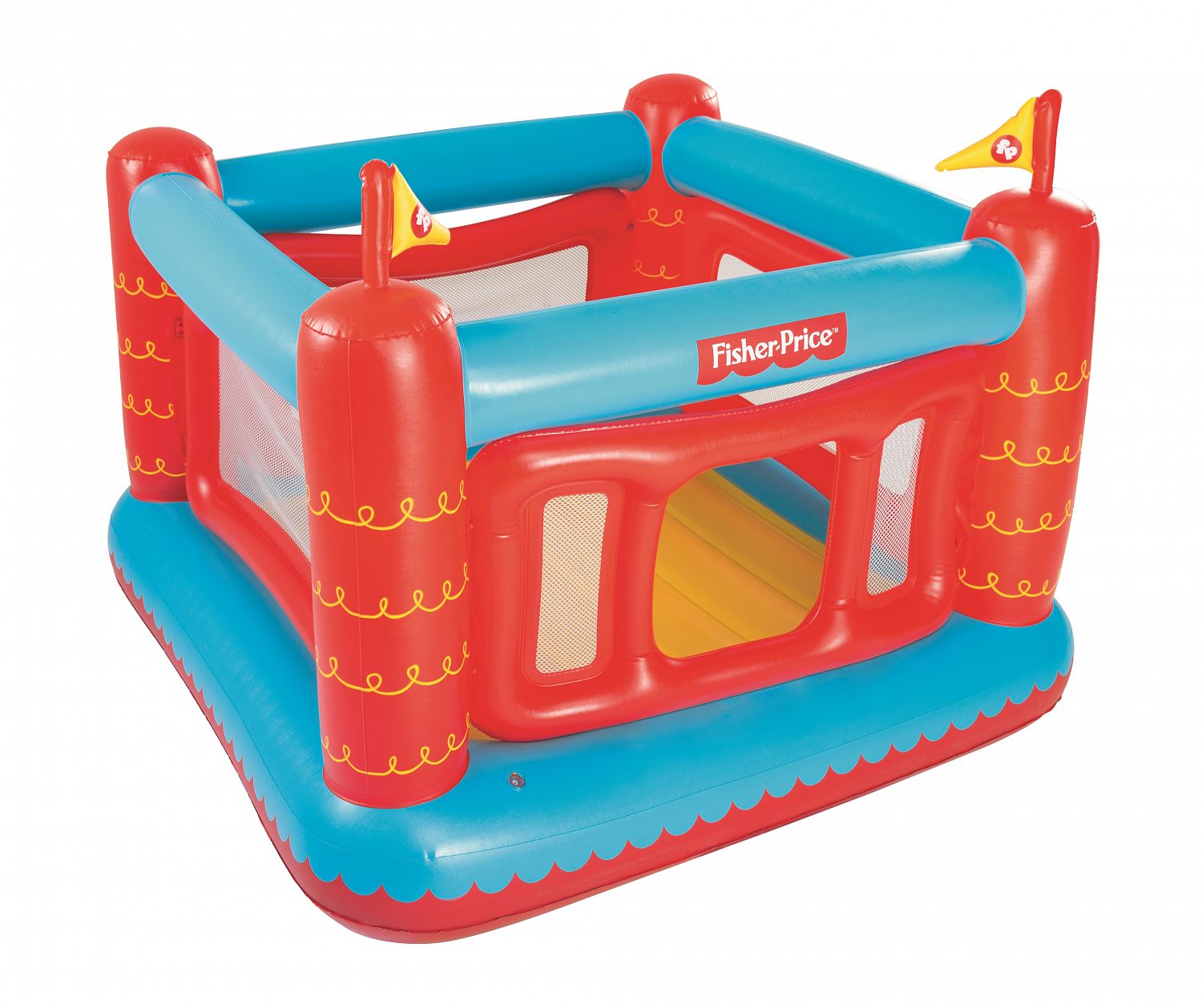 

Игровой центр-батут Bestway Fisher Price до 85 кг., от 3 лет, 175х173х135 см., 93504 BW