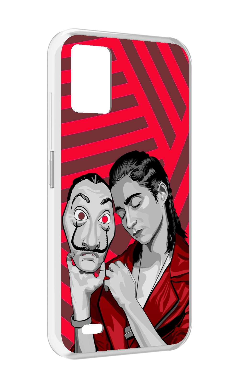 

Чехол MyPads Найроби-бумажного-дома для UMIDIGI Bison 1, Прозрачный, Tocco