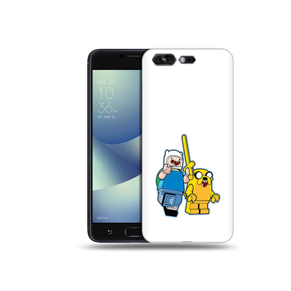 

Чехол MyPads Tocco для Asus ZenFone 4 Pro (ZS551KL) время приключений лего, Прозрачный, Tocco