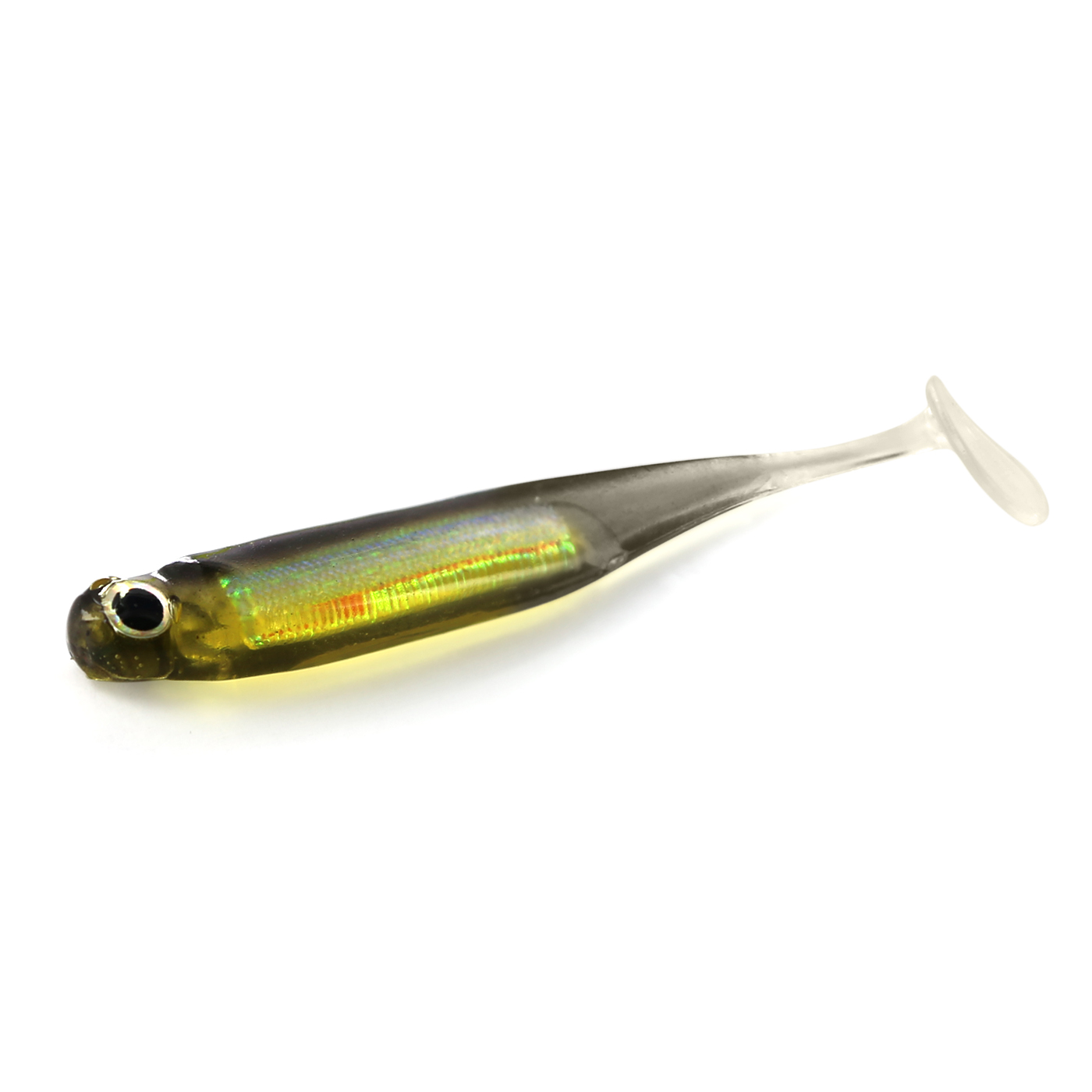 

Силиконовая приманка Eye Minnow 115 мм, A09R, 5 шт., Черный;белый