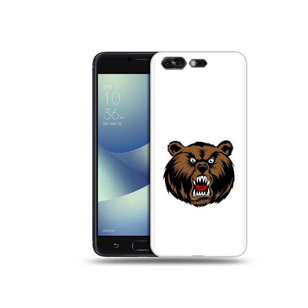Чехол MyPads Tocco для Asus ZenFone 4 Pro (ZS551KL) бурый