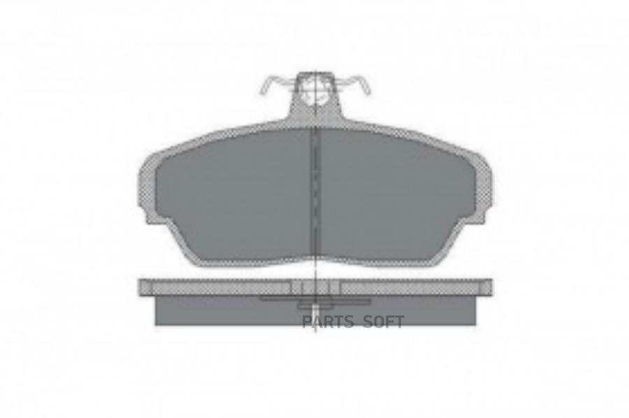 

Колодки тормозные передние для а/м ГАЗ3110 3302 SCT SP187 1шт