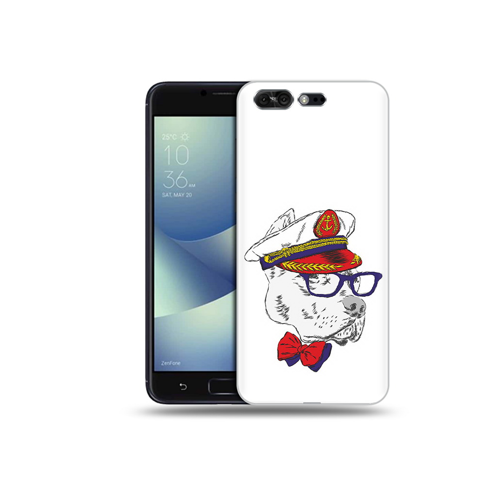 

Чехол MyPads Tocco для Asus ZenFone 4 Pro (ZS551KL) бульдог, Прозрачный, Tocco