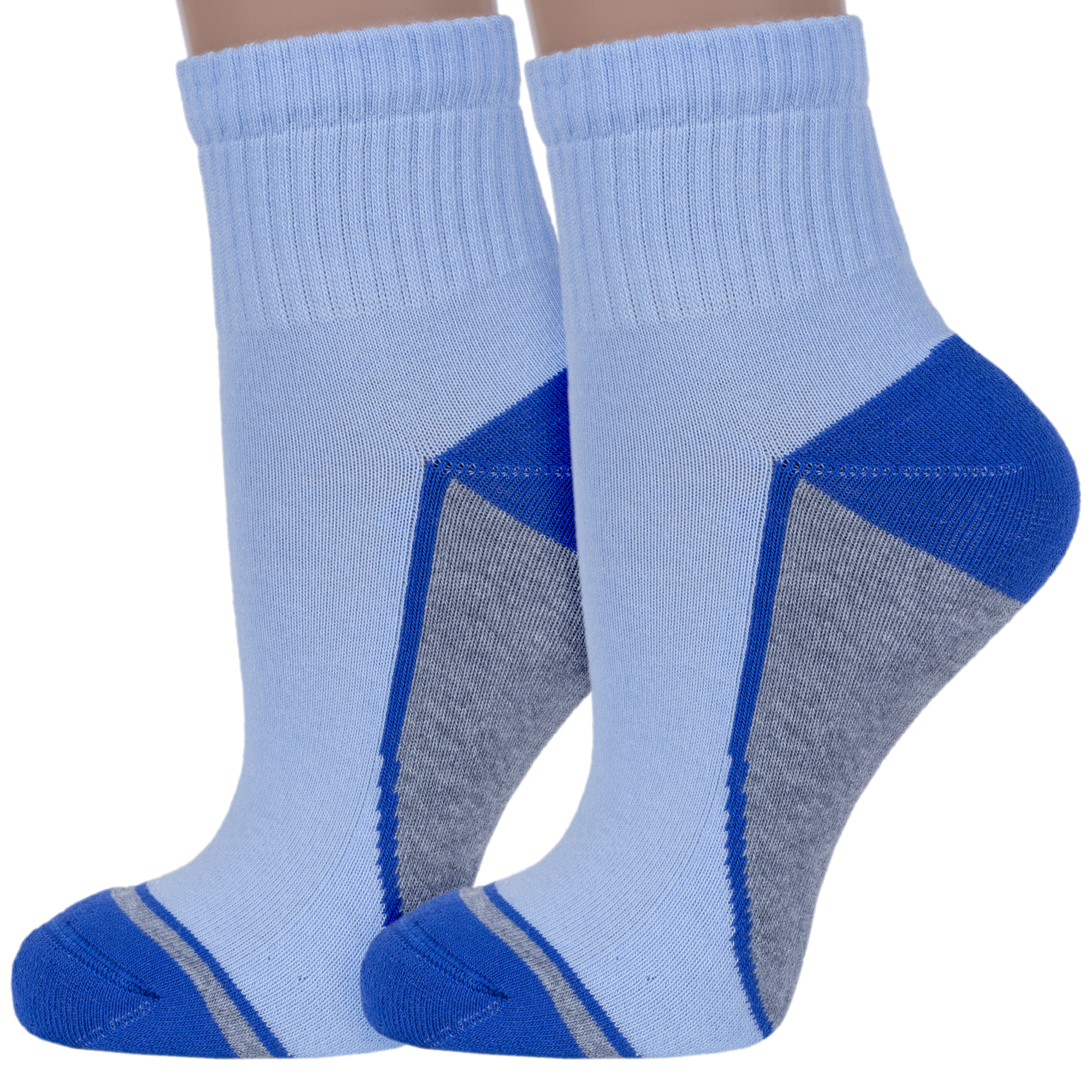 Комплект носков женских Брестский чулочный комбинат 2-18С1320 голубых; синих; серых 25