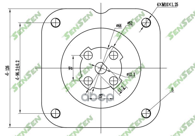 Опора Амортизатора Sensen m61004 1883₽