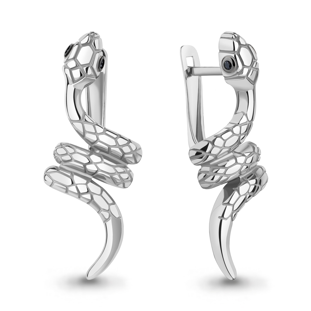 

Серьги из серебра Zlatera 0114, нанокристалл, 0114