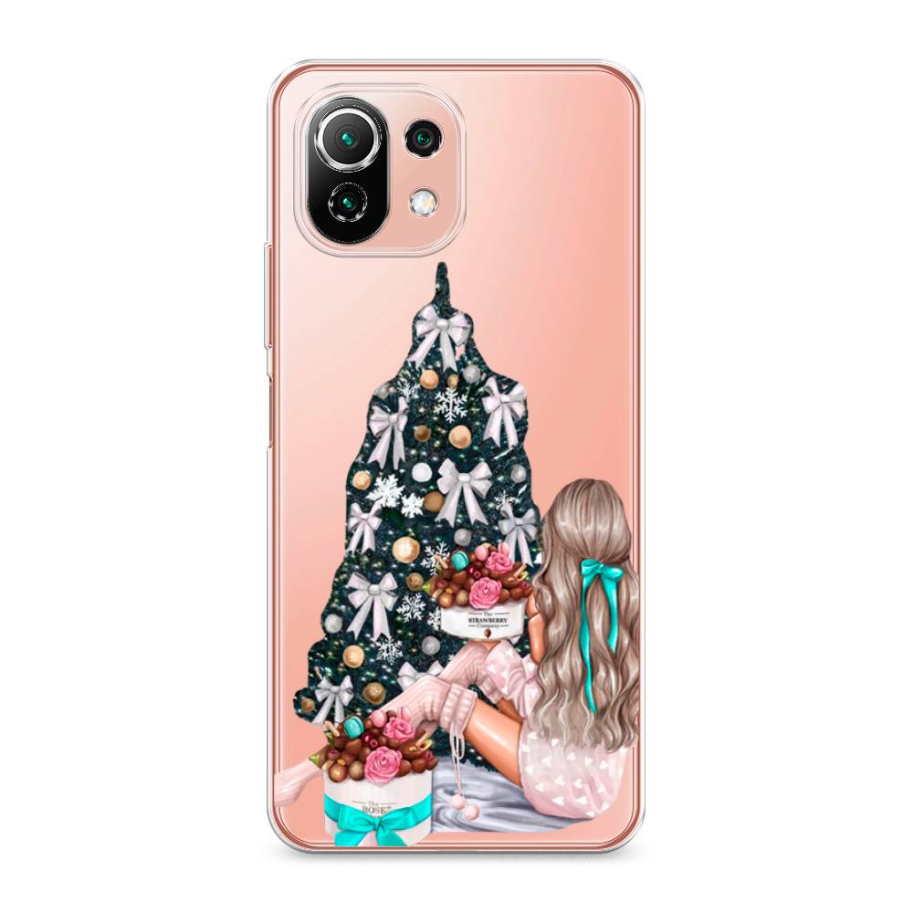 

Чехол для Xiaomi Mi 11 Lite/5G NE "New Year", Зеленый;бежевый;голубой, 310250-5