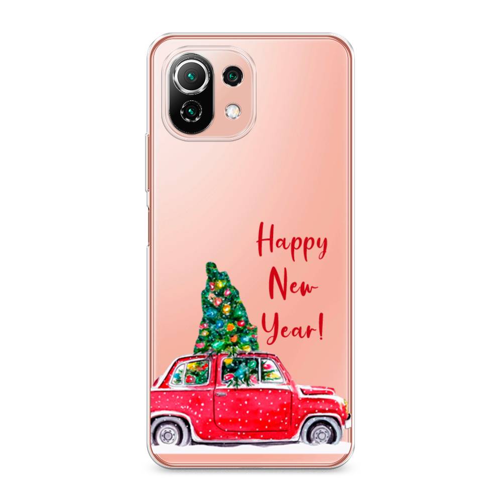 

Чехол для Xiaomi Mi 11 Lite/5G NE "Happy New Year", Красный;зеленый, 310250-5