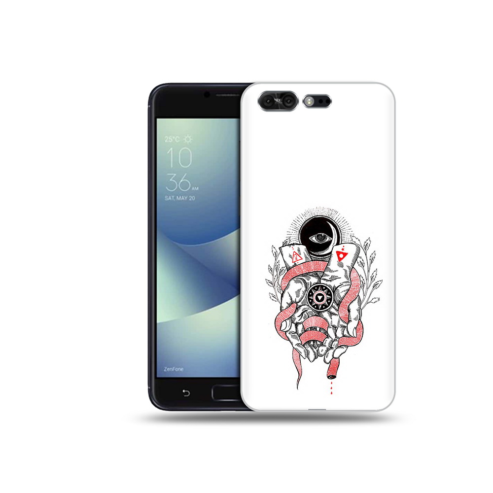 Чехол MyPads Tocco для Asus ZenFone 4 Pro (ZS551KL) абстрация связанные руки