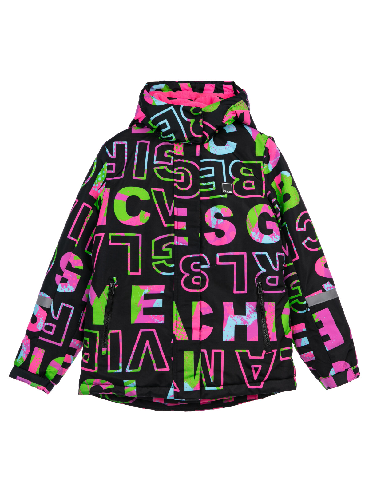 Куртка текстильная с полиуретановым покрытием для девочек PlayToday, цветной, 158