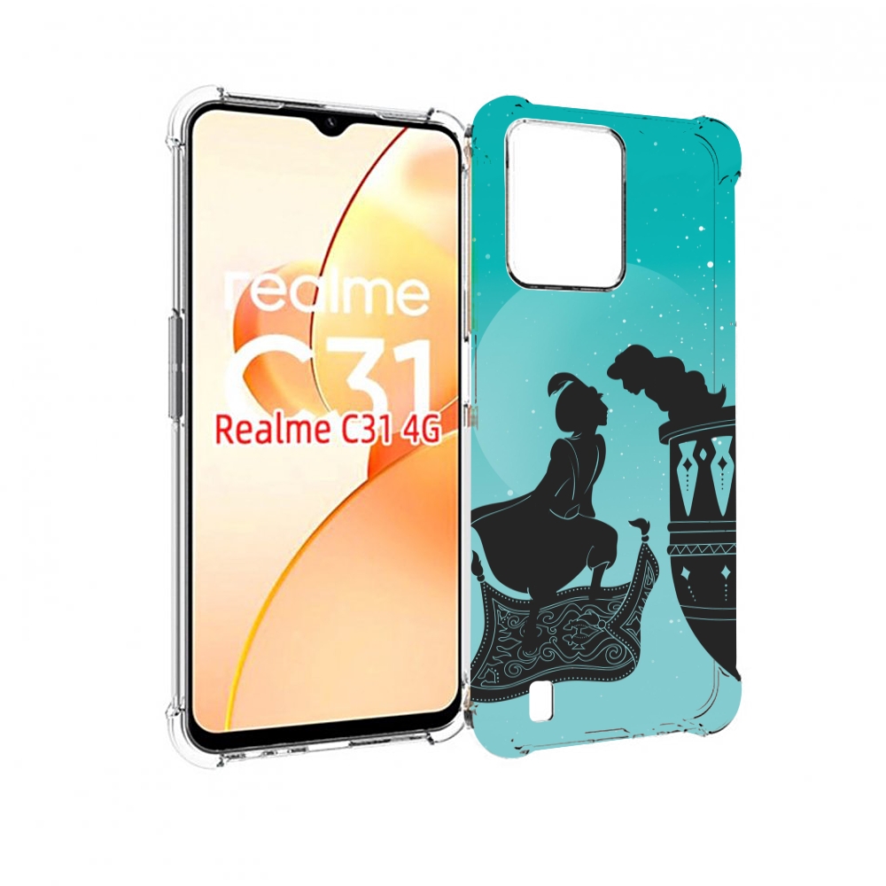 

Чехол MyPads алладин тень для OPPO Realme C31, Прозрачный, Tocco