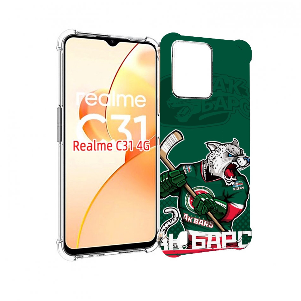 

Чехол MyPads ак барс казань для OPPO Realme C31, Прозрачный, Tocco