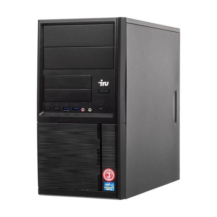 

Системный блок IRU Office 313 Black (1175752)