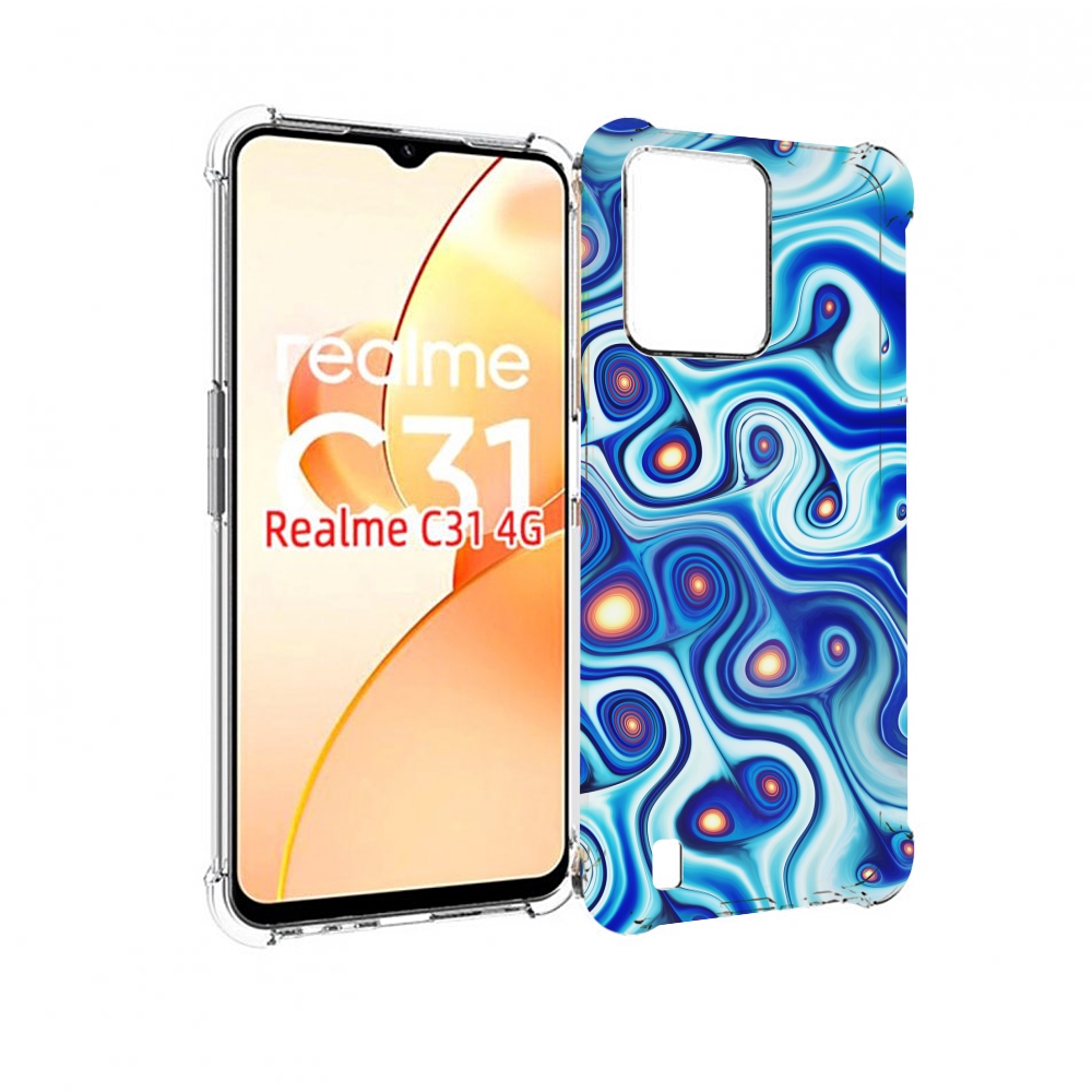 

Чехол MyPads абстрактная-текстура для OPPO Realme C31, Прозрачный, Tocco