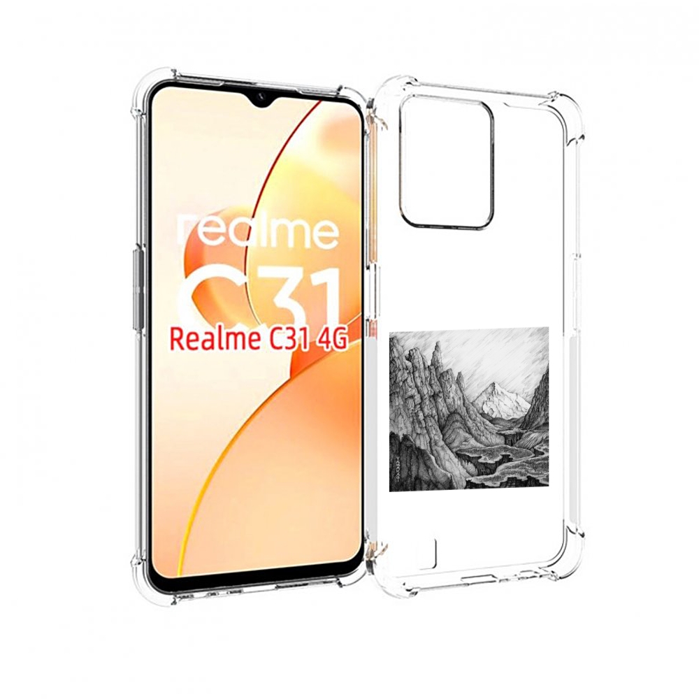 

Чехол MyPads Ямакаса Мияги и Энди Панда для OPPO Realme C31, Прозрачный, Tocco