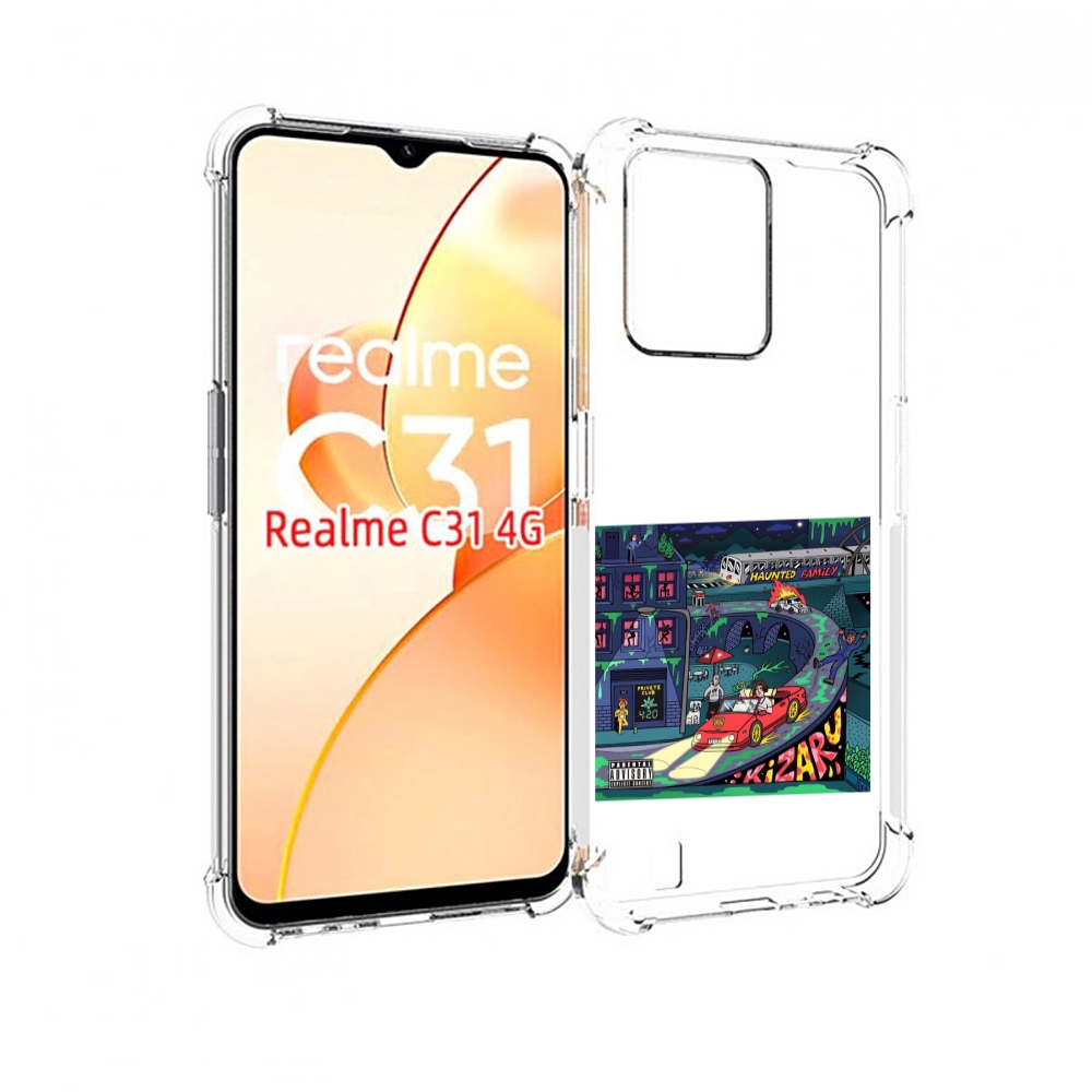 

Чехол MyPads Яд (альбом Kizaru) для OPPO Realme C31, Прозрачный, Tocco