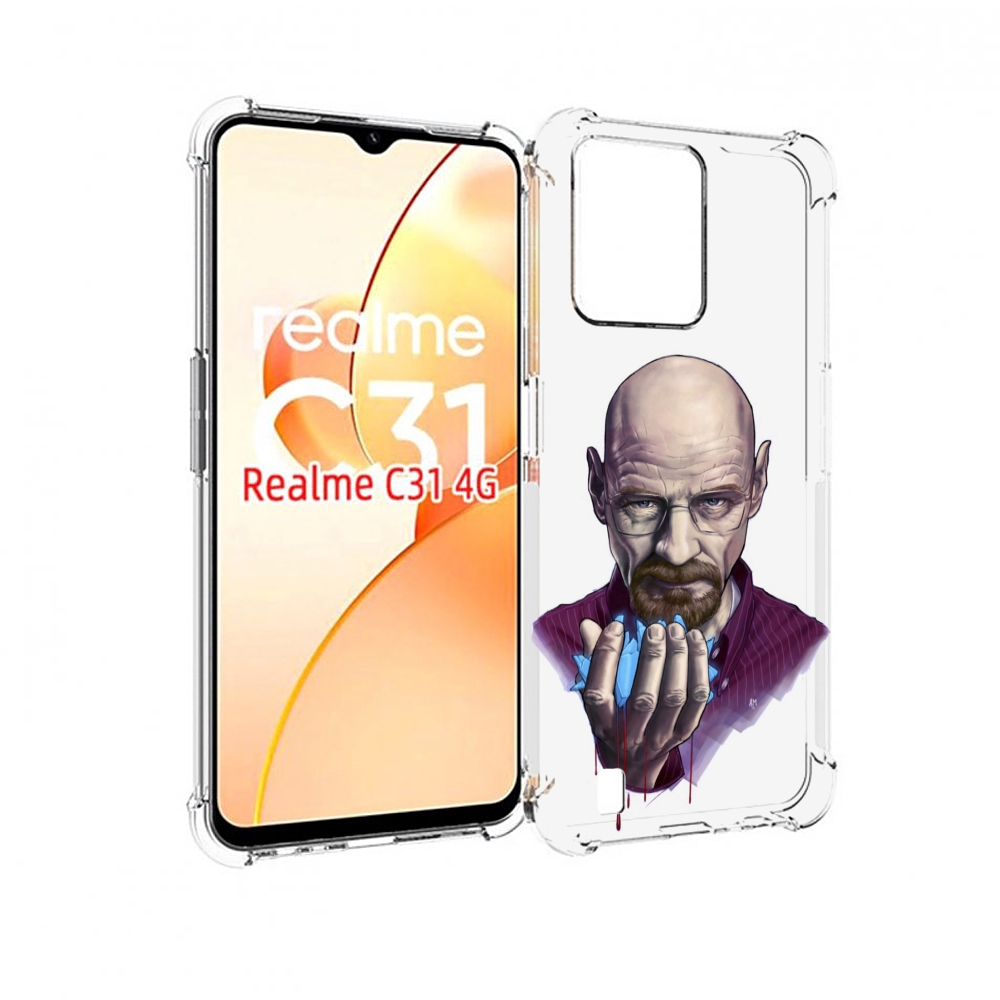 

Чехол MyPads Хайзенберг для OPPO Realme C31, Прозрачный, Tocco