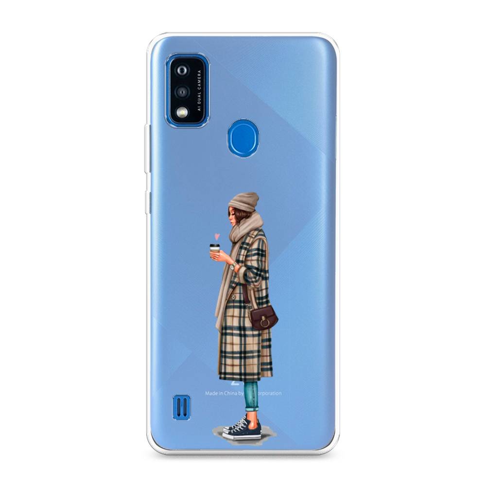 

Чехол на ZTE Blade A51 "Утренний кофе", Коричневый;бежевый, 134550-6