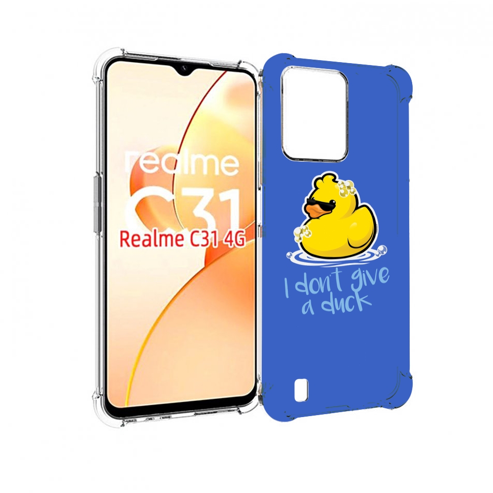 

Чехол MyPads Уточка для OPPO Realme C31, Прозрачный, Tocco