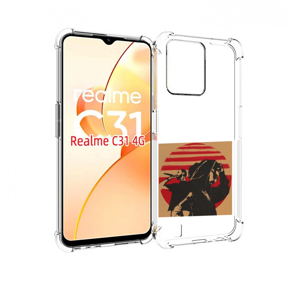 

Чехол MyPads Утопия Мияги и Энди панда для OPPO Realme C31, Прозрачный, Tocco