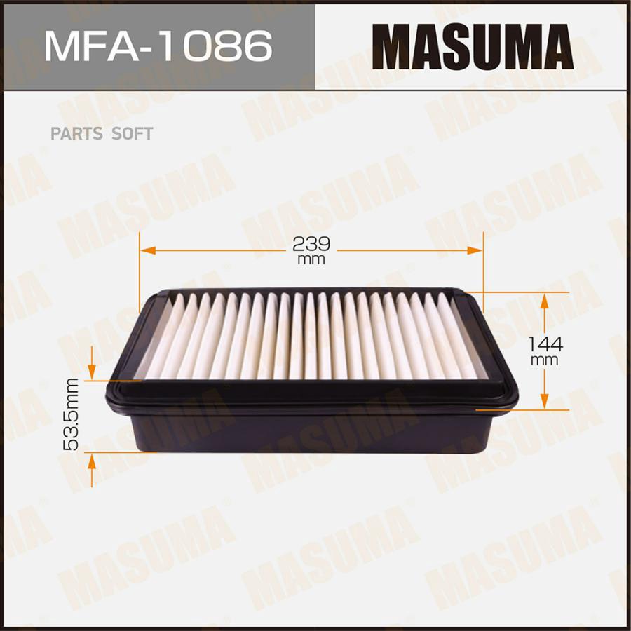 

MASUMA MFA1086 Воздушный фильтр A-963 MASUMA (1/40)