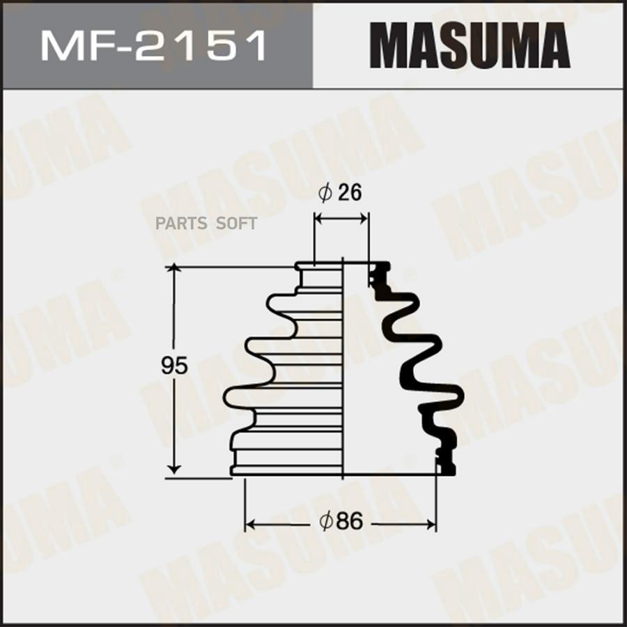 

MASUMA 'MF2151 Пыльник ШРУСа 95X111X28 TOYOTA RAV4 ACA3 /ALA3 /GSA33/ZSA3 05-13 1шт