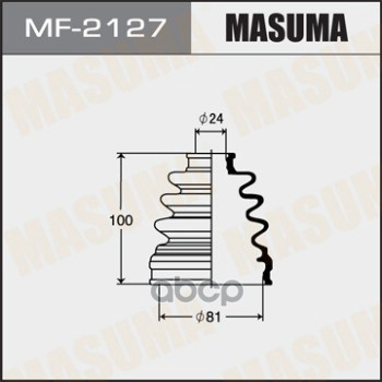 

MASUMA 'MF2127 Пыльник шруса NISSAN PRIMERA (P10E) 91-96 1шт