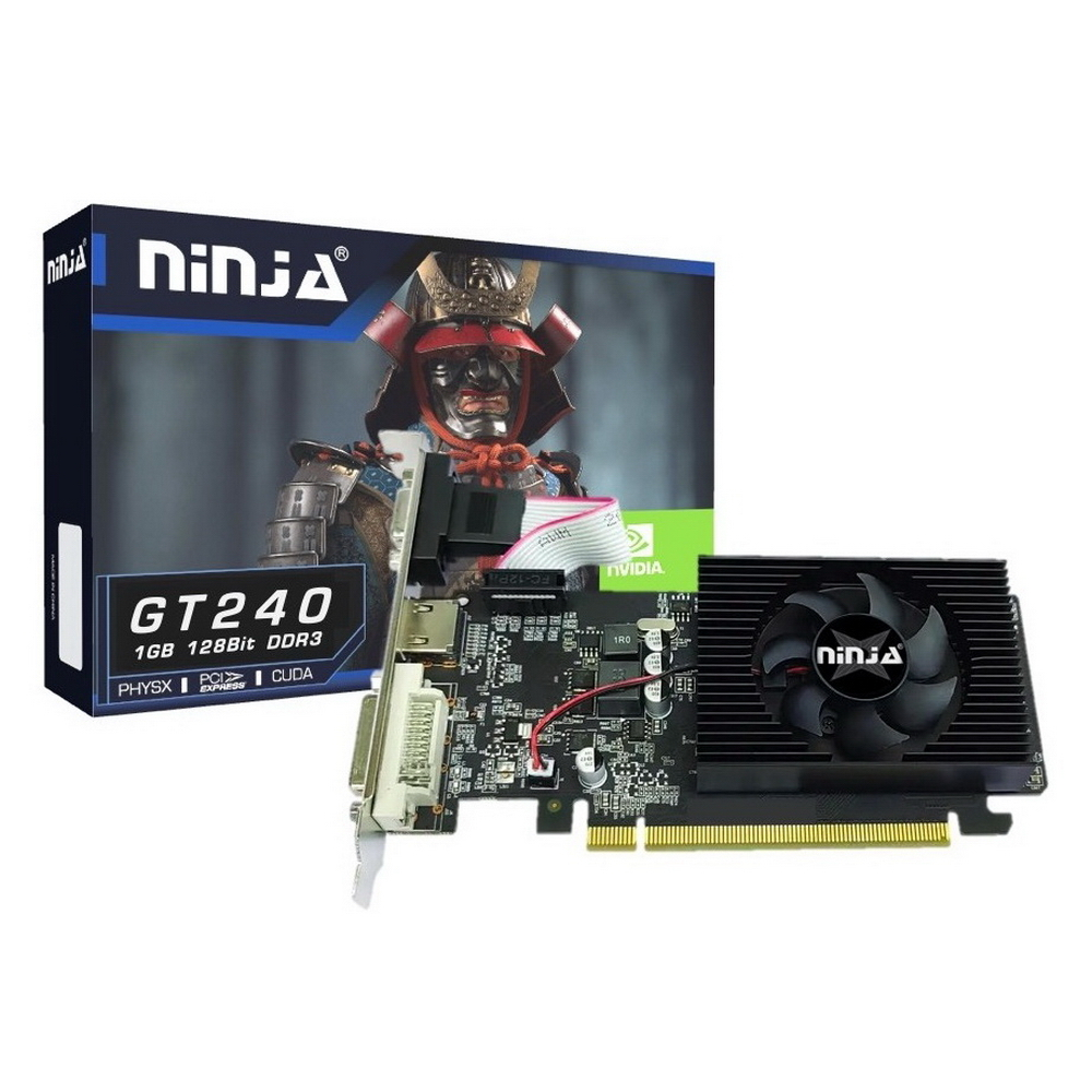 фото Видеокарта sinotex ninja nvidia ninja gt240 (nh24np013f)