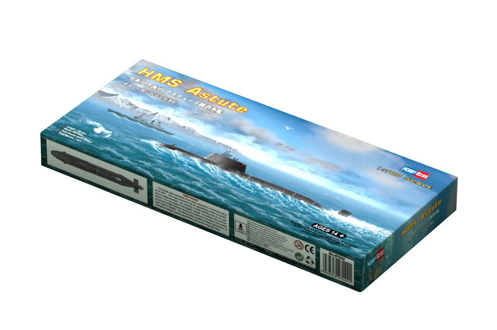 

Сборная модель HobbyBoss 1/700 Подводная лодка HMS Astute 87022