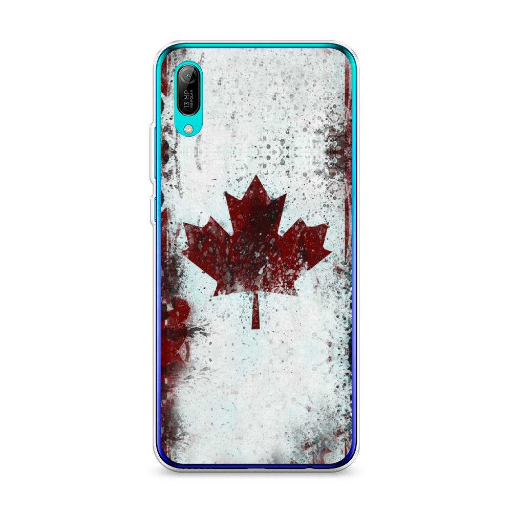 

Чехол Awog на Huawei Y6 Pro (Prime) 2019 "Канада", Белый;красный;черный, 68150-5