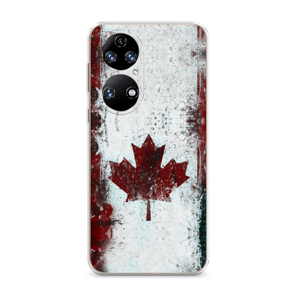 

Чехол Awog на Huawei P50 "Канада", Белый;красный;черный, 6104950-5