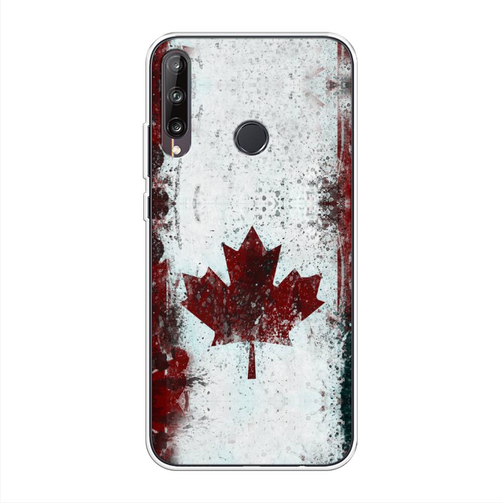 

Чехол Awog на Huawei P40 lite E "Канада", Белый;красный;черный, 612450-5
