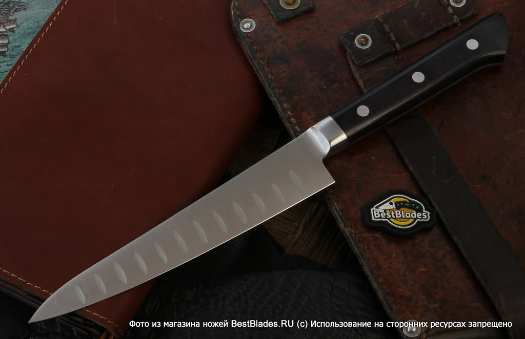 

Японский кухонный нож Fujiwara Kanefusa FKS Petty 150 мм