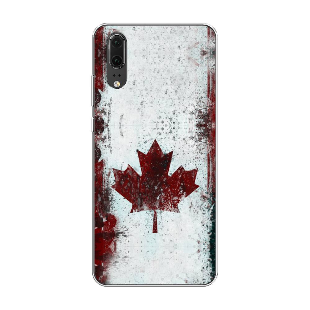 

Чехол Awog на Huawei P20 "Канада", Белый;красный;черный, 64350-5