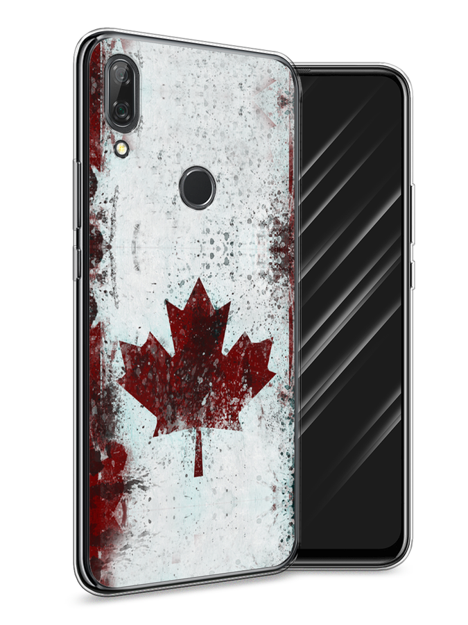 

Чехол Awog на Huawei P Smart Z "Канада", Белый;красный;черный, 69450-5