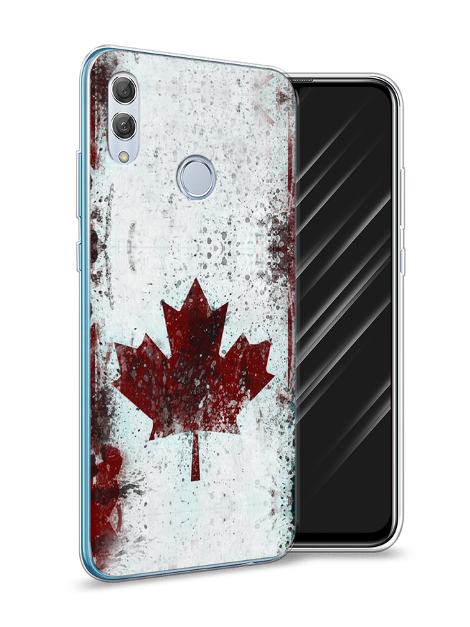 

Чехол Awog на Huawei P Smart 2019 "Канада", Белый;красный;черный, 67250-5