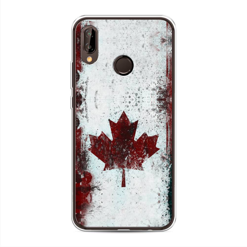 

Чехол Awog на Huawei Nova 3 "Канада", Белый;красный;черный, 66150-5