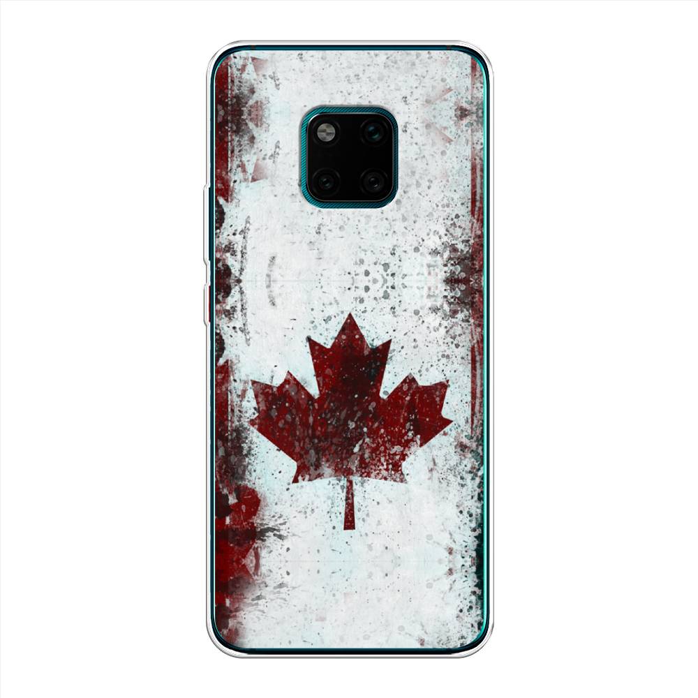 

Чехол Awog на Huawei Mate 20 Pro "Канада", Белый;красный;черный, 67050-5