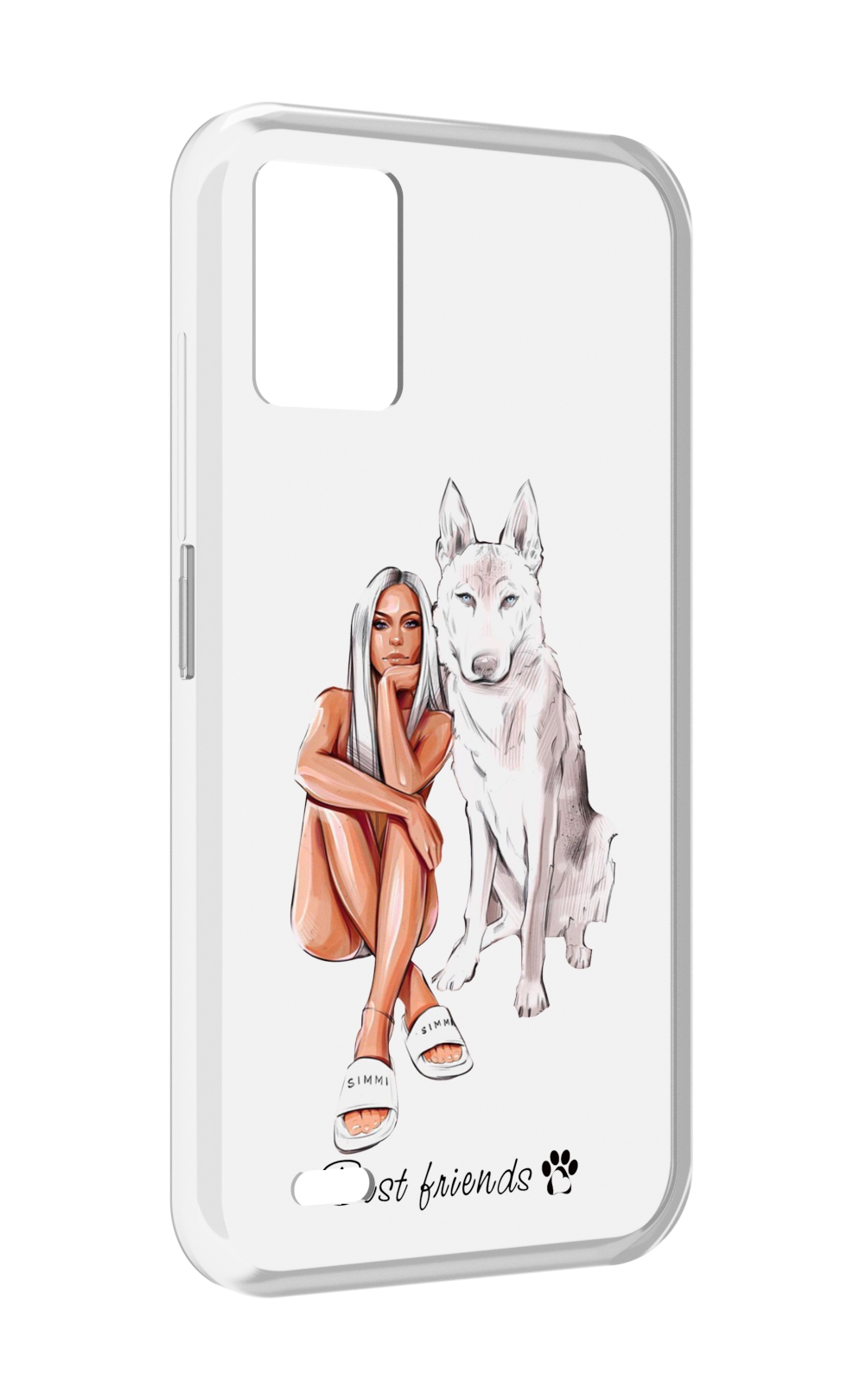 

Чехол MyPads Лучшие-друзья для UMIDIGI Bison 1, Прозрачный, Tocco