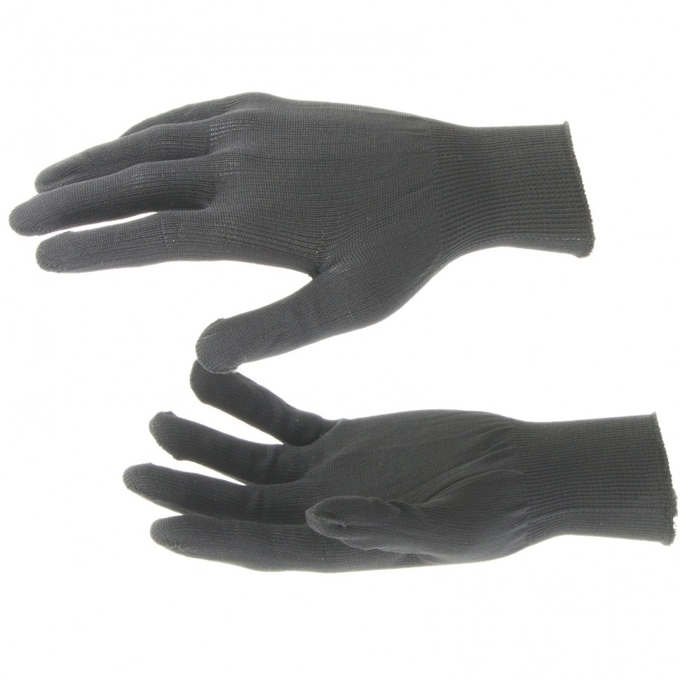 Перчатки из синтетической нити, 13 класс, чёрные, XL, Россия, 67843 перчатки для защиты от механических рисков tegera