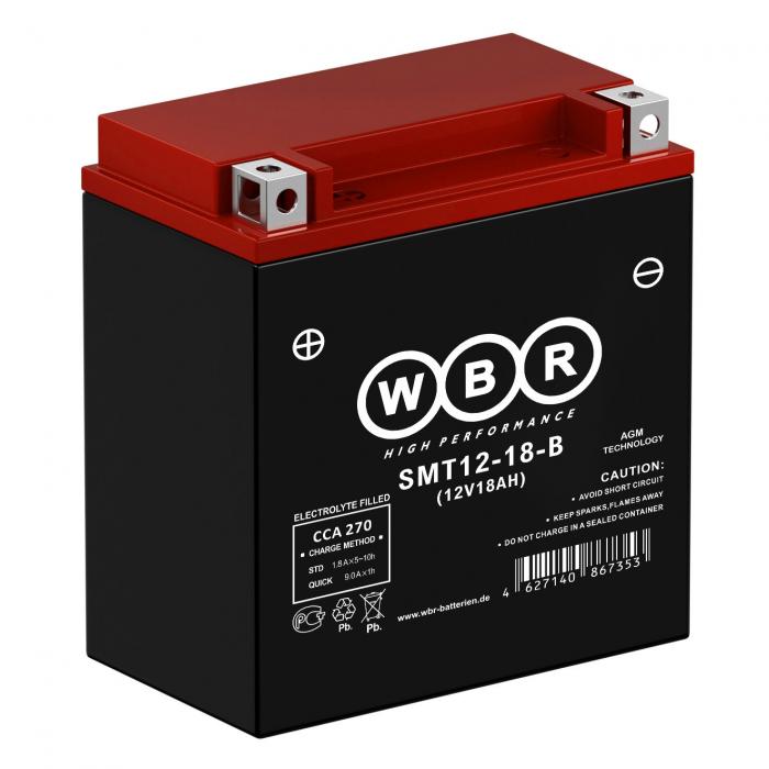 Аккумулятор для ИБП WBR SMT 12-18-B 18 А/ч 12 В SMT12-18-B