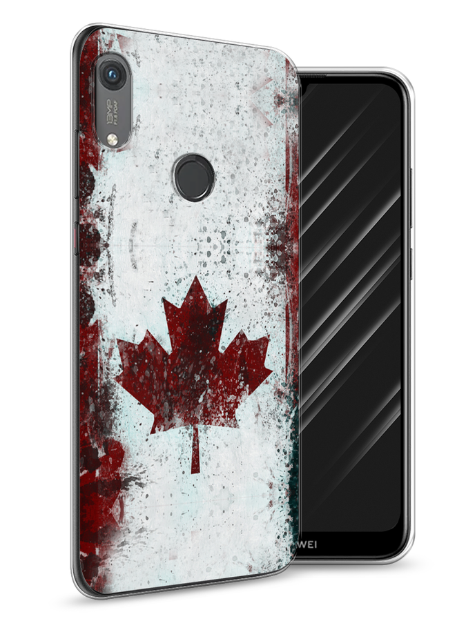

Чехол Awog на Honor 8A (8A Pro/Prime) "Канада", Белый;красный;черный, 68750-5