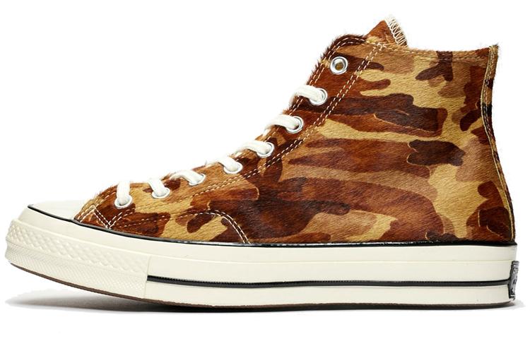 

Кеды унисекс Converse 1970s Hi Pony Hair коричневые 41 EU, Коричневый, 1970s Hi Pony Hair