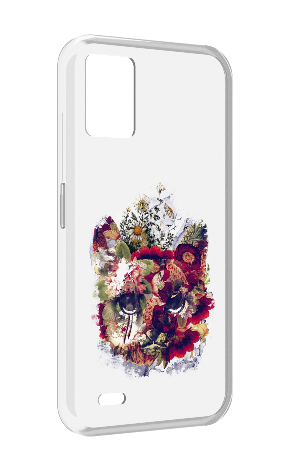 

Чехол MyPads Лиса в цветах-2 для UMIDIGI Bison 1, Прозрачный, Tocco