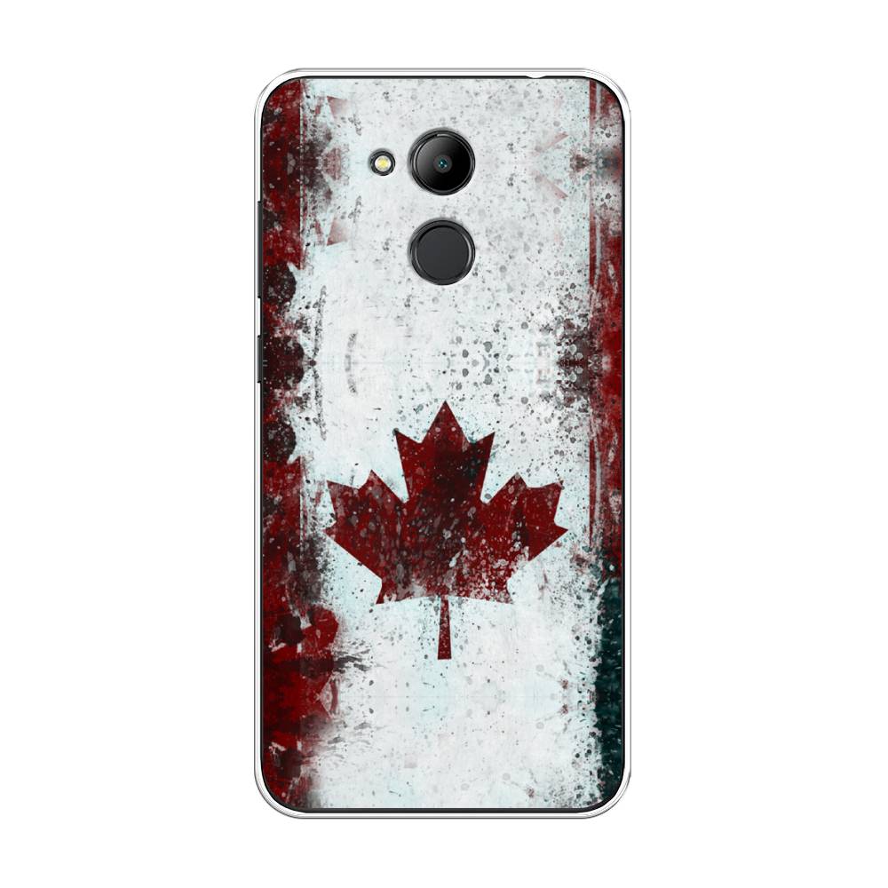 

Чехол Awog на Honor 6C Pro "Канада", Белый;красный;черный, 63850-5