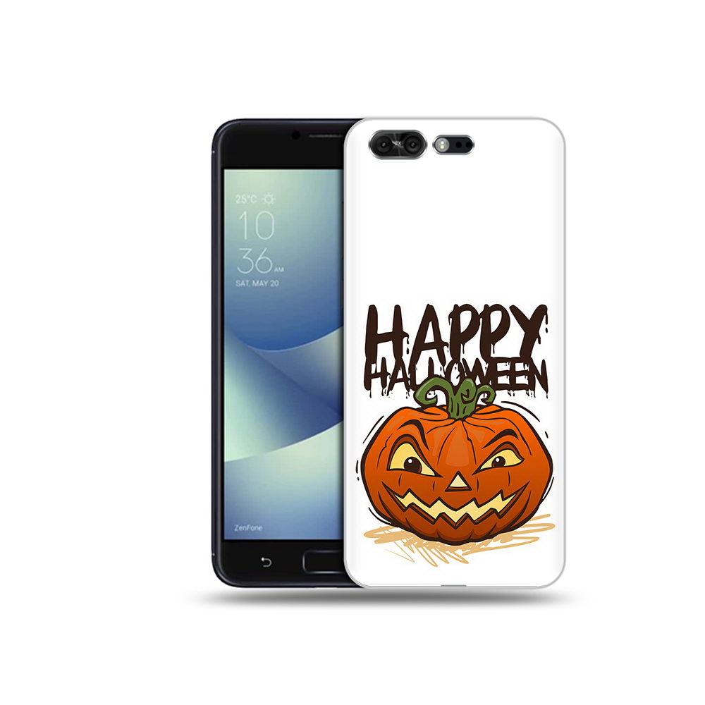 

Чехол MyPads Tocco для Asus ZenFone 4 Pro (ZS551KL) Хэллоуин счастливый, Прозрачный, Tocco