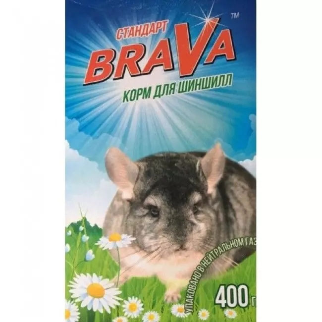 Сухой корм для шиншилл Brava, 400 г