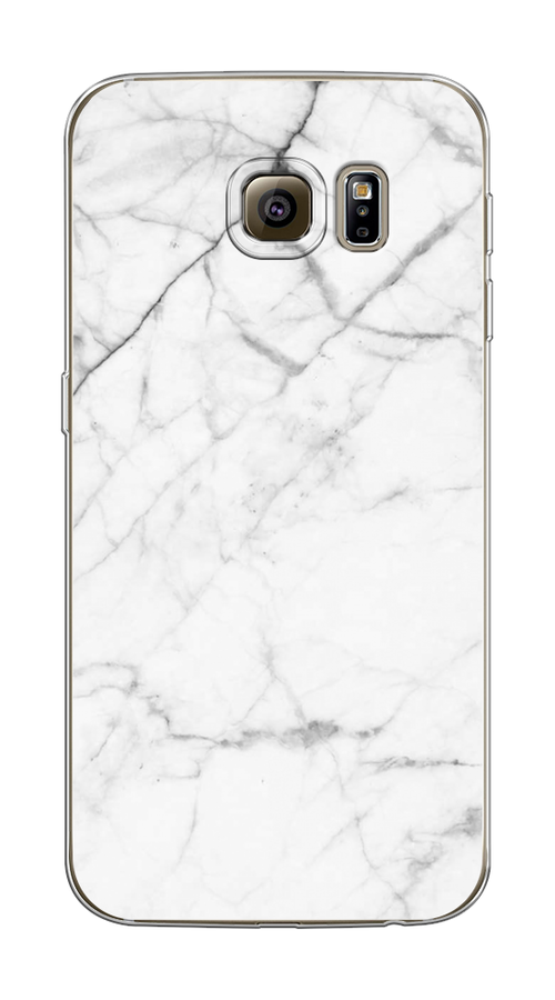 

Чехол Awog на Samsung Galaxy S6 edge "Светлый мрамор", Серый, 24450-3